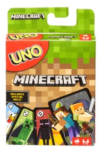 Minecraft UNO Card Game box